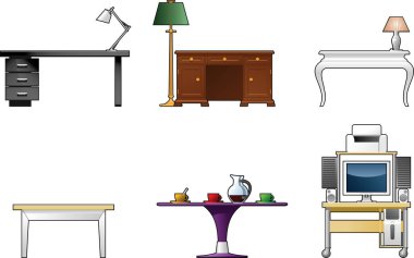 ofis içi set simgeleri