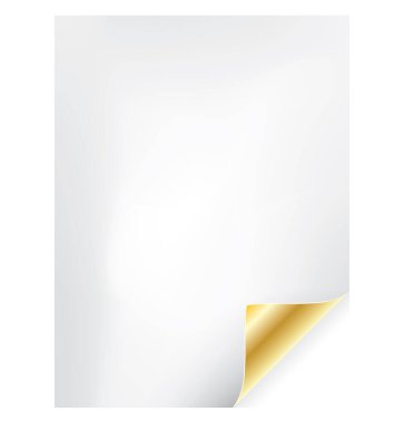 vektör soyut altın sancak şablonu