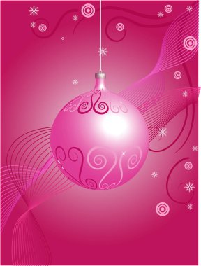 Noel arkaplanı ve noel topları