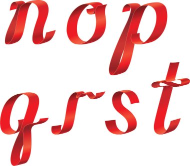 Noel harfleri, modern vektör illüstrasyonu