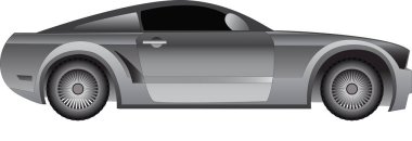 araba simgesi vektör illüstrasyonu