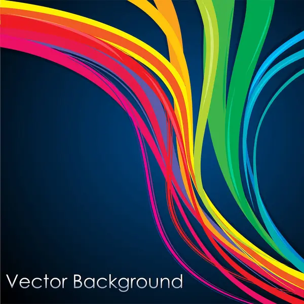 Abstract Background Colorful Stripes — Stock Vector