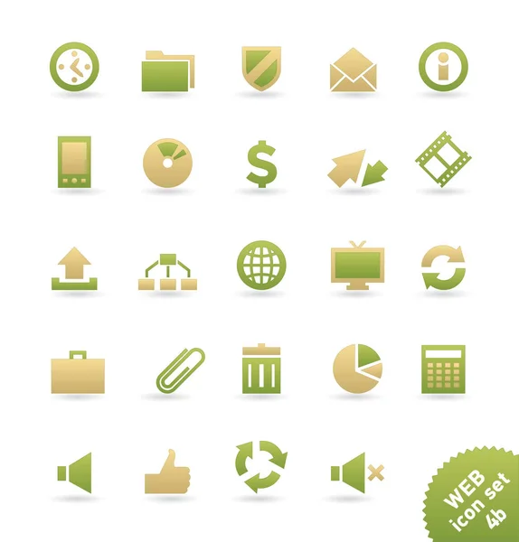 Flat Design Business Icons Set Vector Illustration Icons Materials Business — Stock Vector