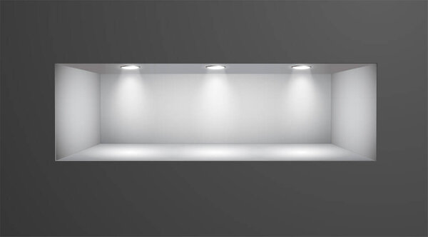 пустой белый прямоугольный кадр