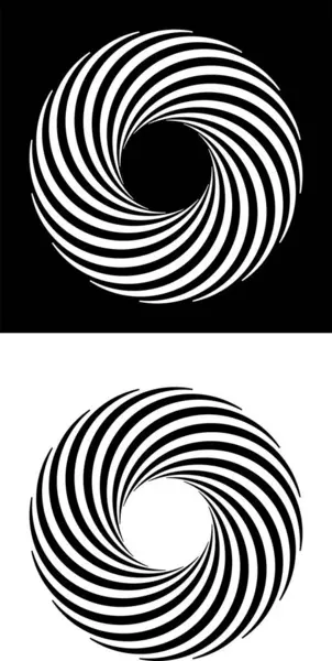 Abstract Swirling Design Modern Vector Illustration — Stock Vector