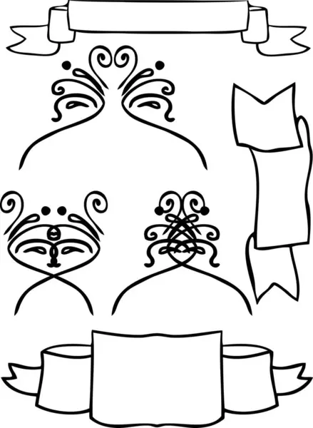 Векторний Набір Декоративних Рам — стоковий вектор