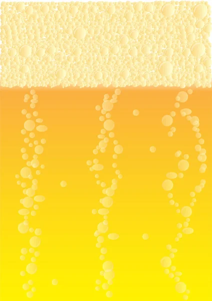 Background Illustration Detail Glass Beer — Stock Vector