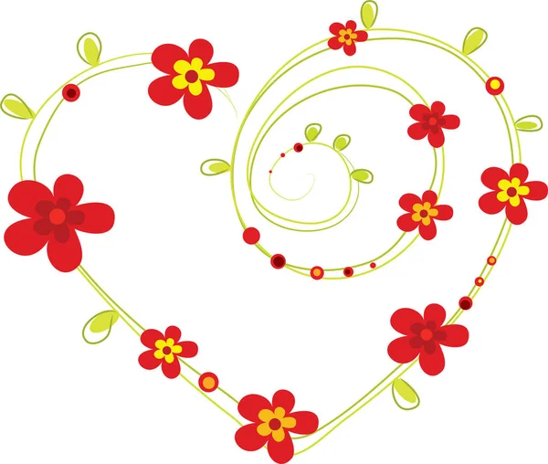 Valentine Day Heart Vector Illustration — Stock Vector