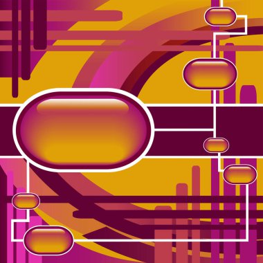 Çemberli soyut renkli arkaplan