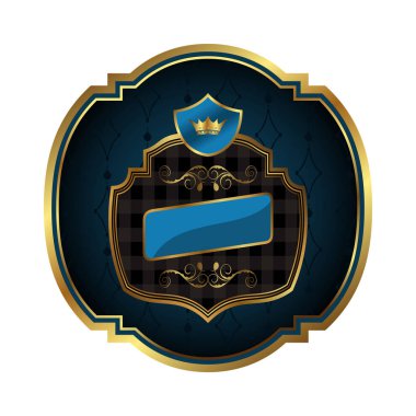 kraliyet taç vektör pankartı