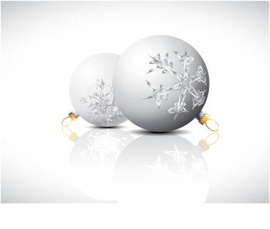 vektör çizim Noel topları