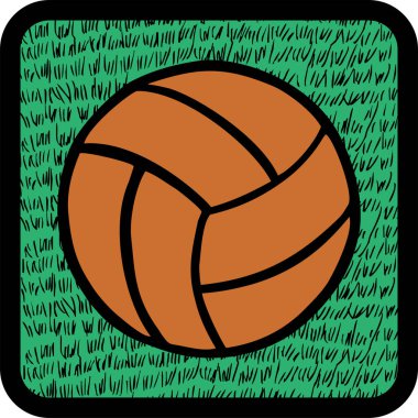  karikatür çizimi el yapımı voleybol