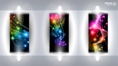 İşiniz için teknoloji tasarımı ayarlayın. 10 vektör