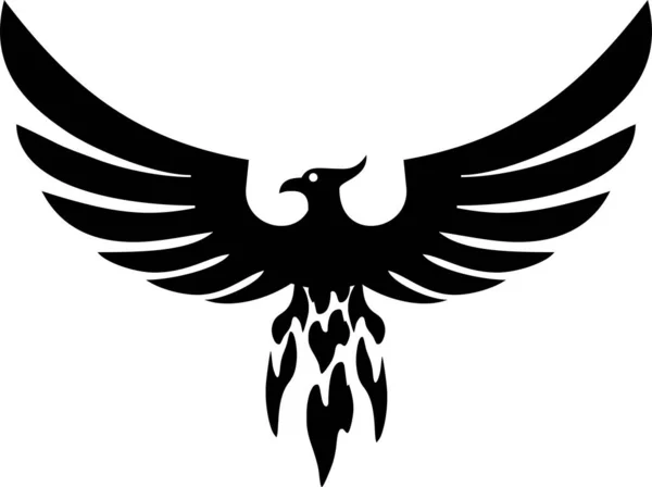 Illustration Vectorielle Aigle Oiseau — Image vectorielle