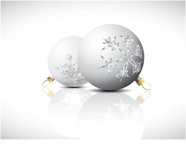 Vector Illustration Christmas Balls — Stock Vector
