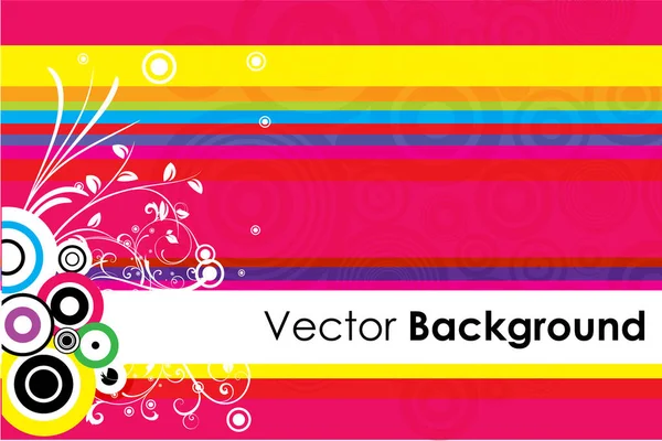 Abstract Kleurrijke Vector Achtergrond — Stockvector