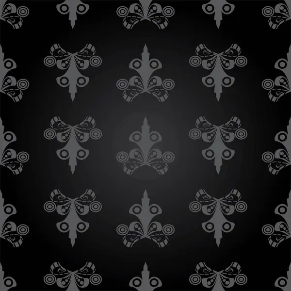 暗い装飾のベクトルイラスト — ストックベクタ