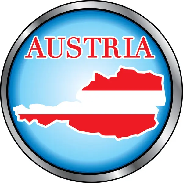 Oostenrijkse Ronde Knop — Stockvector