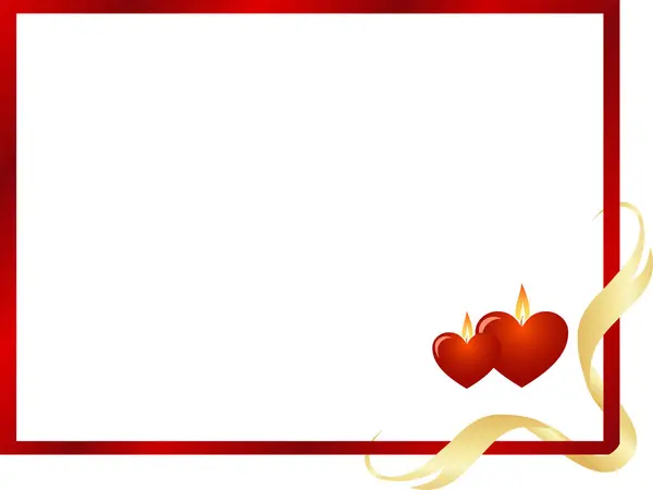 Κόκκινο Φόντο Καρδιές Για Την Ημέρα Του Αγίου Βαλεντίνου — Διανυσματικό Αρχείο