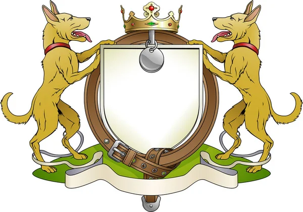 Escudo Armas Del Escudo Armas Federación Rusa Federación Rusa Ilustración — Vector de stock