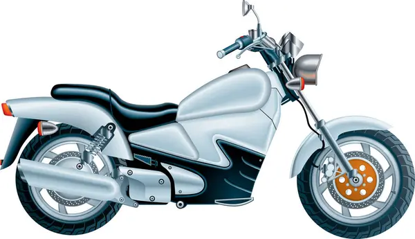 Ilustração Vetor Motocicleta Motocicleta — Vetor de Stock