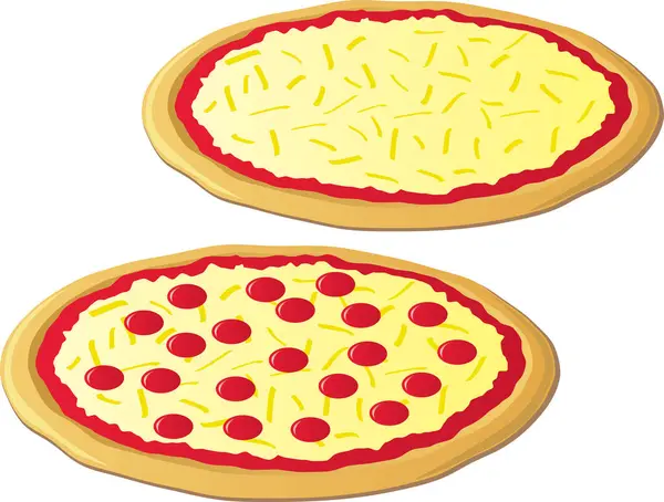 Dört pizza takımı.