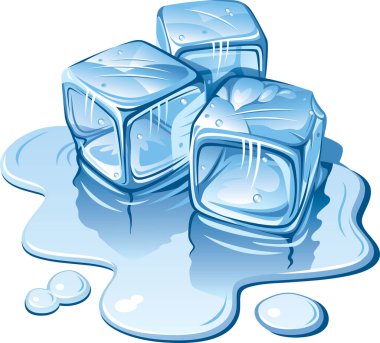 Buz küplerinin vektör çizimi