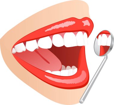 Diş simgesi tasarımı, vektör illüstrasyonu 10 eps grafik tasarımı