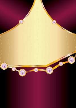 elmaslı lüks vektör arkaplanı