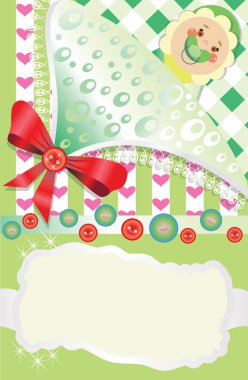 şirin bebek vektör arkaplanı.