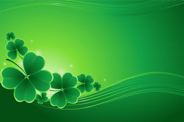 Soyut renkli Sant Patricks Günü geçmişi