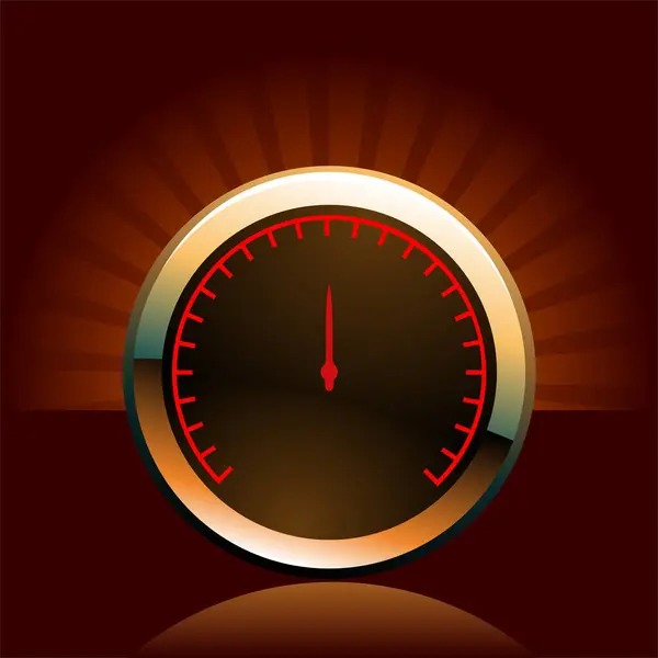 Vector Illustration Speedometer Icon Vector — Stock Vector