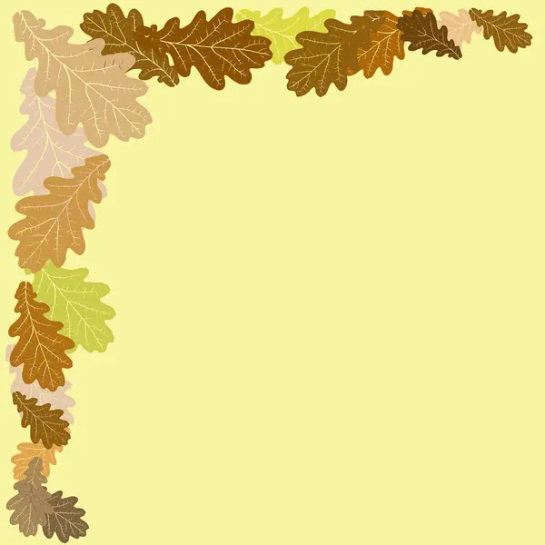 Set Autumn Leaves — Stock Vector