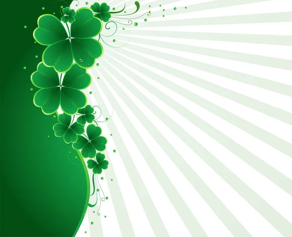 Abstract Colorful Sant Patricks Day Background — Stock Vector