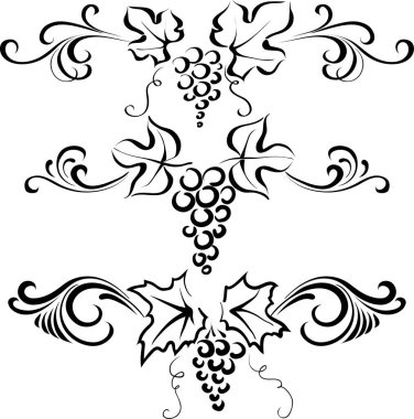 siyah ve beyaz vektör çizimi