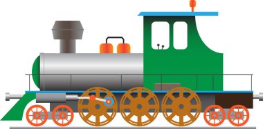 Bir lokomotifin çizimi