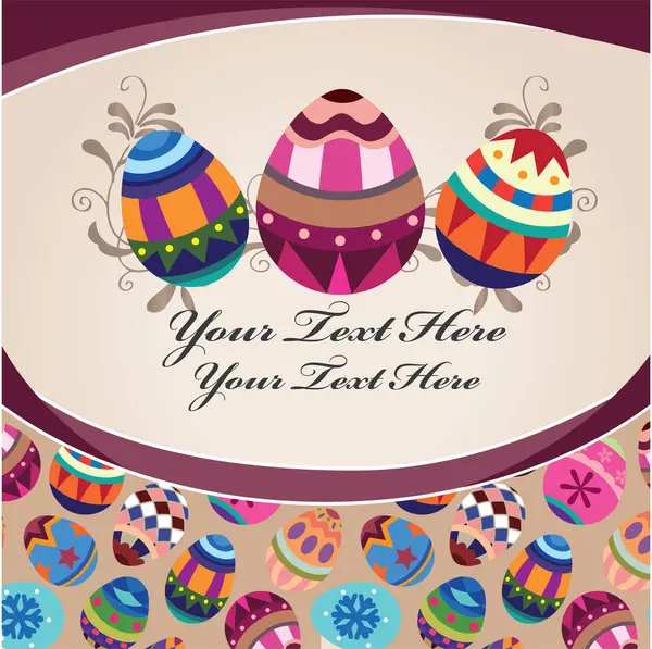 Happy Easter Design Illustration Vectorielle — Image vectorielle