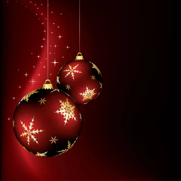 美しいお祝いのクリスマスの背景 ベクターのイラスト — ストックベクタ