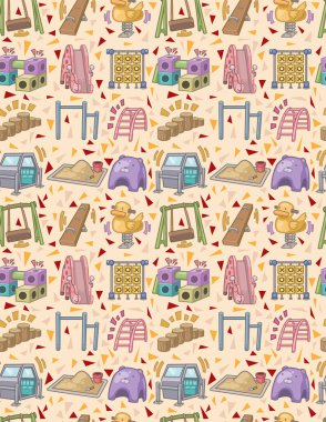 Pembe arka plandaki çocuklar için desen