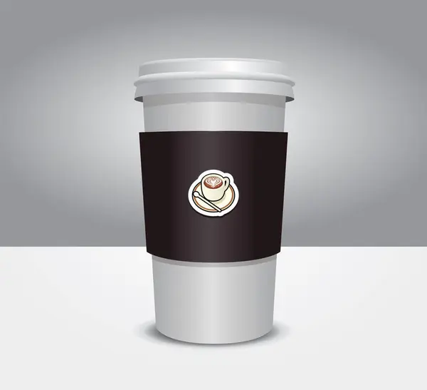coffee cup icon vector logo