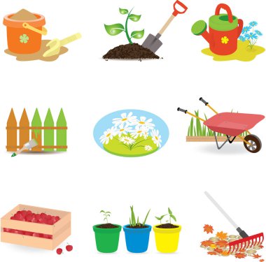 Bahçe aletleri seti