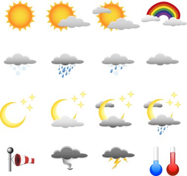 Hava simgeleri kümesi