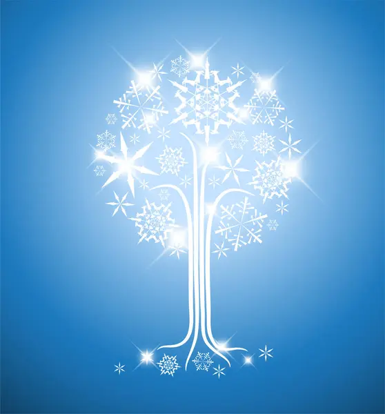 Winter Holiday Design Vector Illustration — Stock Vector