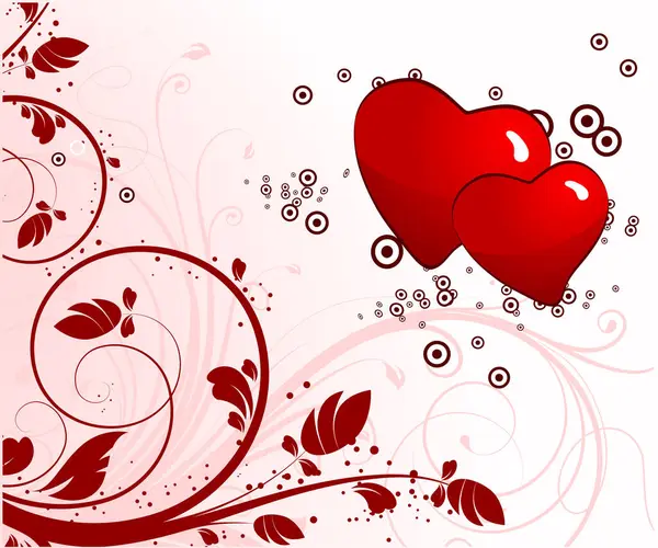 Valentinstag Hintergrund Vektorillustration — Stockvektor
