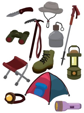 Dağcılık ve en yüksek işareti tasarımı vektör. Dağcılık ve kamp stok vektör çizim.