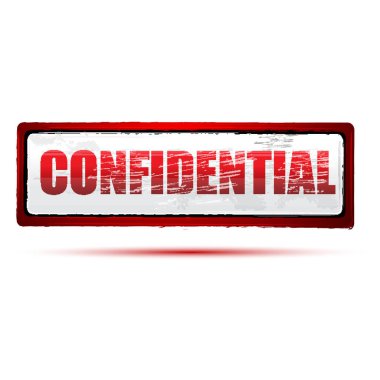 Kırmızı vektör afiş gizli