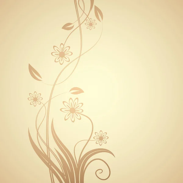 Abstract Floral Background Vector Illustration — Stock Vector