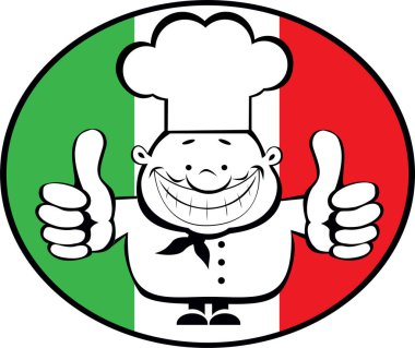 Şef, İtalyan bayrağına başparmak salladı