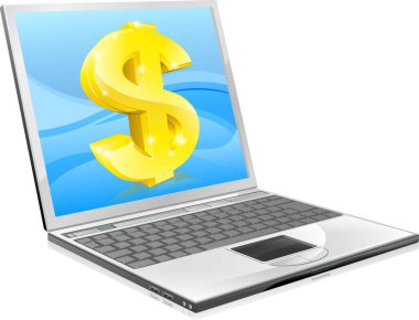 Dizüstü bilgisayarda dolar işareti