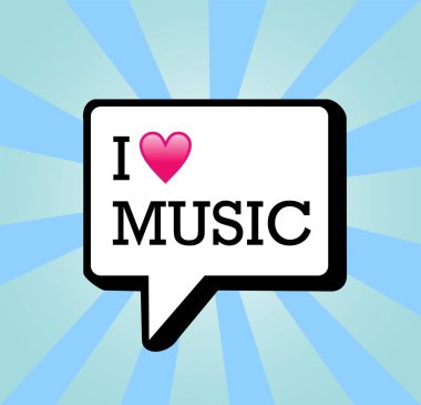 Müzik vektörü illüstrasyonuna bayılırım.